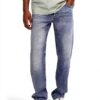 Only Sons Jean Homme Gris Coton Coupe Reguliere-3
