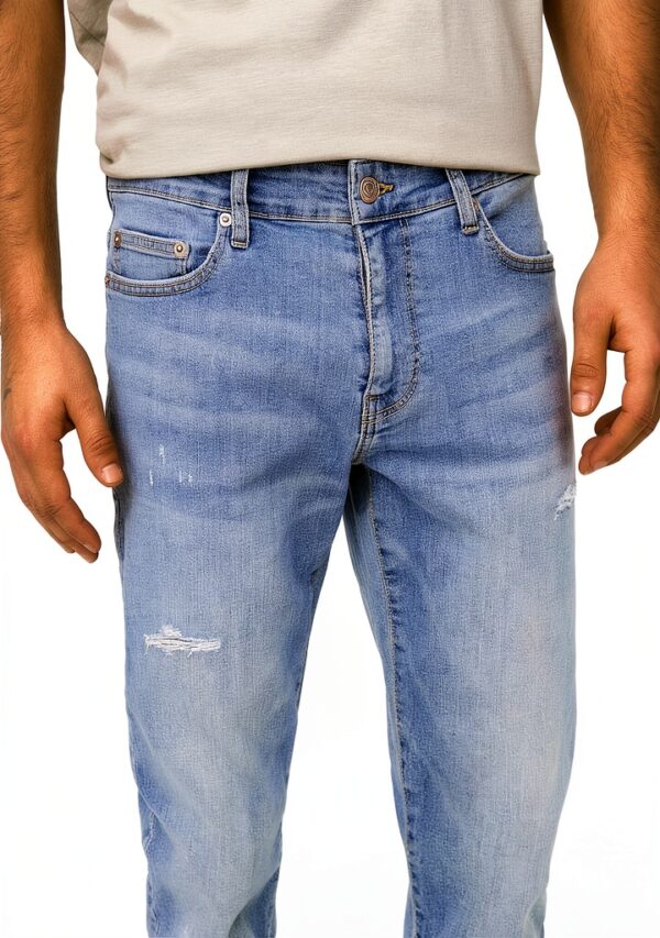 Jean ONLY SONS Homme Denim Clair Tailleur Confortable-5