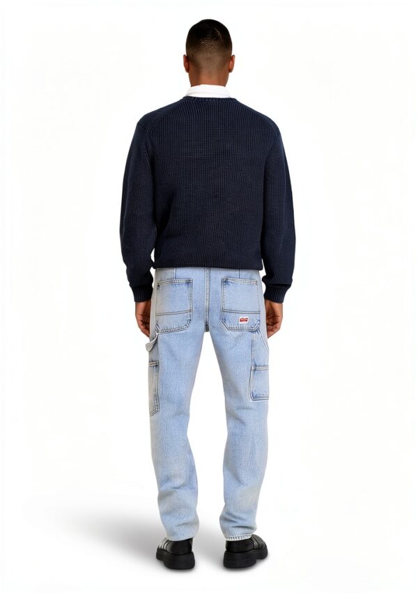 Only Sons Jean Homme Coupe Droite Denim Clair Taille Moyenne-3