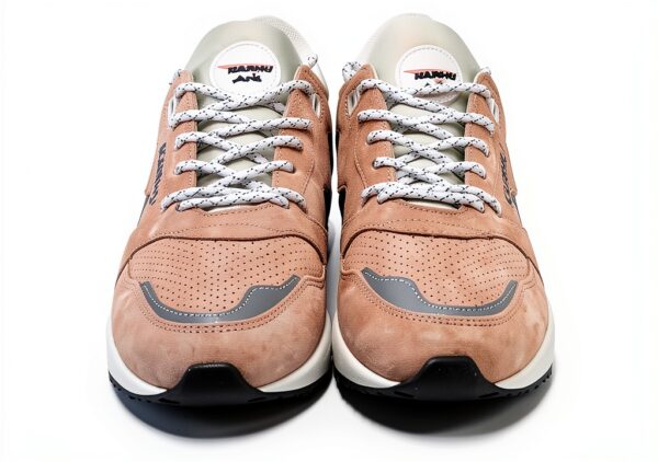 Chaussure femme ARIA 95 talon plat semelle caoutchouc fermeture lacets-2