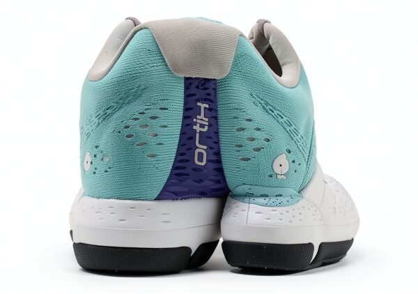 Chaussure femme KH20026 talon plat fermeture lacet largeur moyen-2