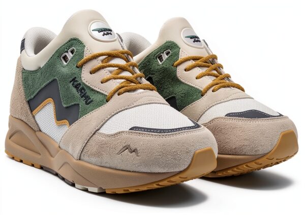 Karhu Aria 95 Suede Baskets Homme Couleur Crème Taille 41.5 42.5 EU-1