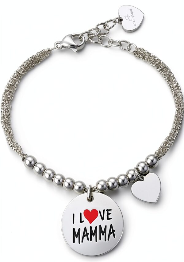 Bracelet Luca Barra en acier 316L hypoallergénique, modèle BK2043-2