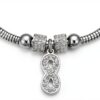 Bracelet Luca Barra en acier 316L hypoallergénique, fermoir pince de-3