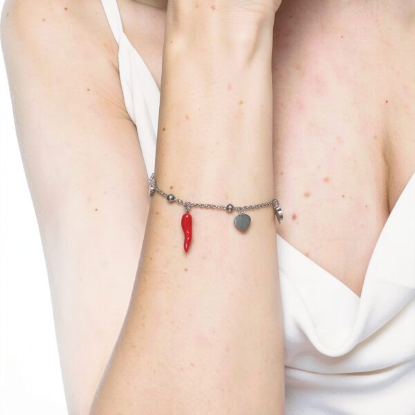 Bracelet Luca Barra en acier 316L hypoallergénique, modèle BK2015-1