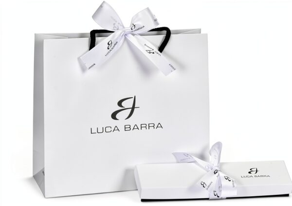 Bracelet Luca Barra en acier 316L hypoallergénique, fermoir pince de-5