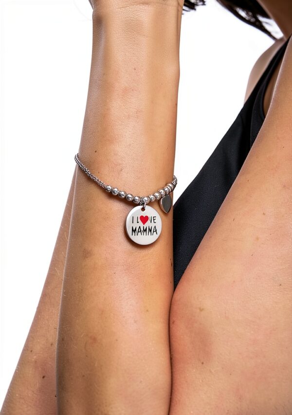 Bracelet Luca Barra en acier 316L hypoallergénique, modèle BK2043-3