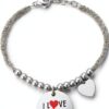 Bracelet Luca Barra en acier 316L hypoallergénique, modèle BK2043-0