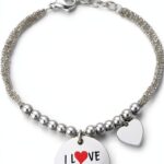 Bracelet Luca Barra en acier 316L hypoallergénique, modèle BK2043-0