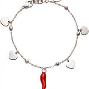 Bracelet Luca Barra en acier 316L hypoallergénique, modèle BK2015-0